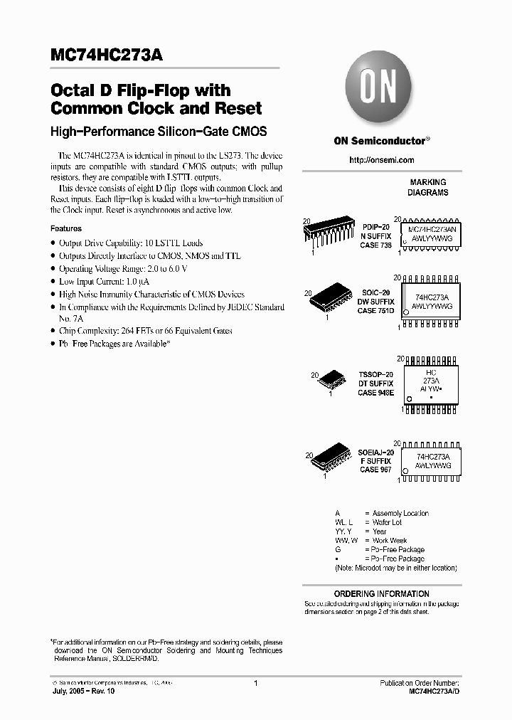 MC74HC273A_640932.PDF Datasheet