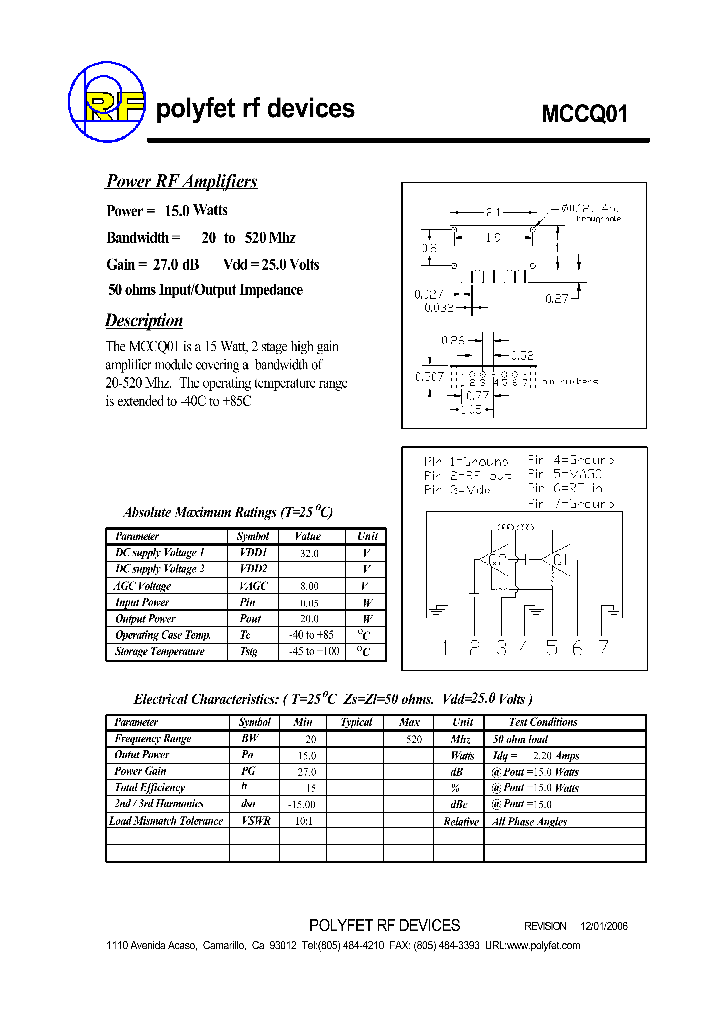 MCCQ01_1277652.PDF Datasheet