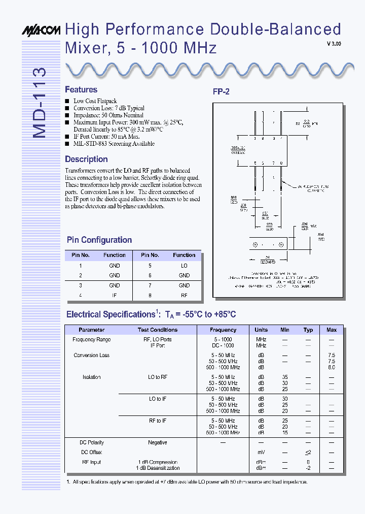 MD-113PIN_1278160.PDF Datasheet