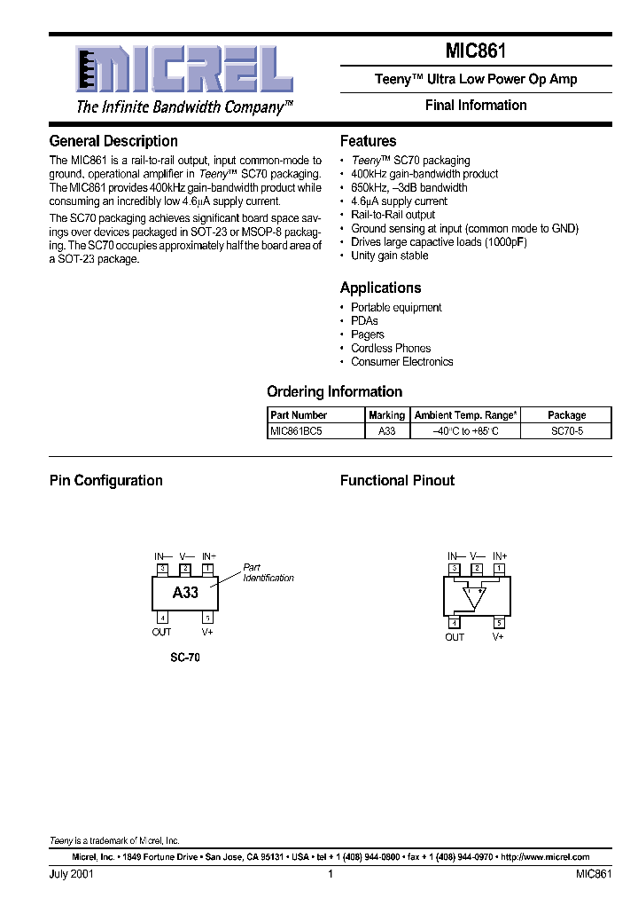 MIC861_786355.PDF Datasheet