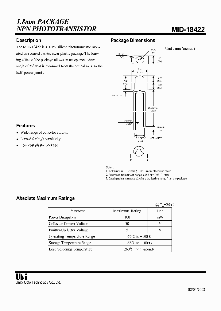 MID-18422_1279532.PDF Datasheet