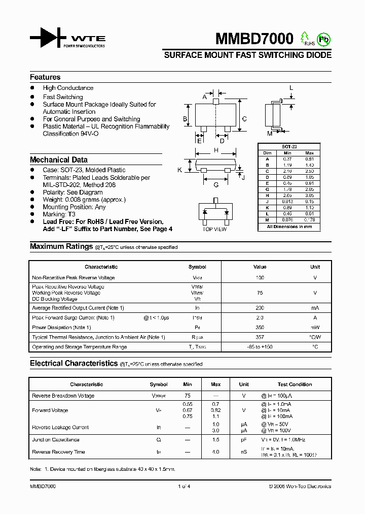 MMBD7000_1093064.PDF Datasheet