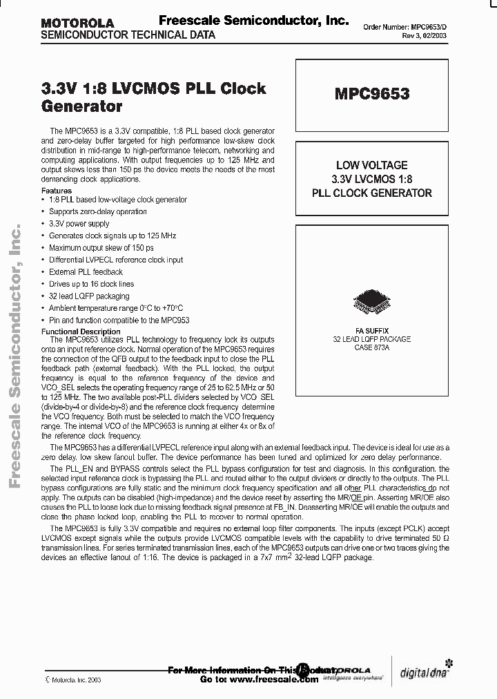 MPC9653_1282614.PDF Datasheet