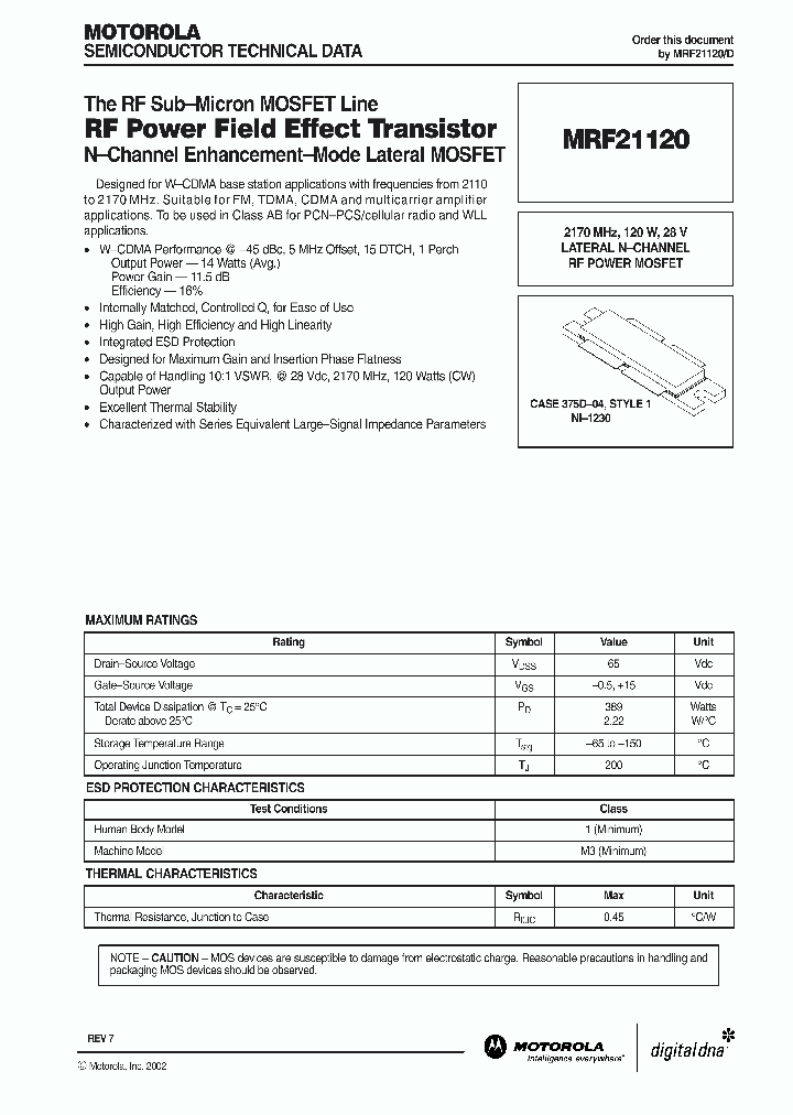 MRF21120_1067053.PDF Datasheet