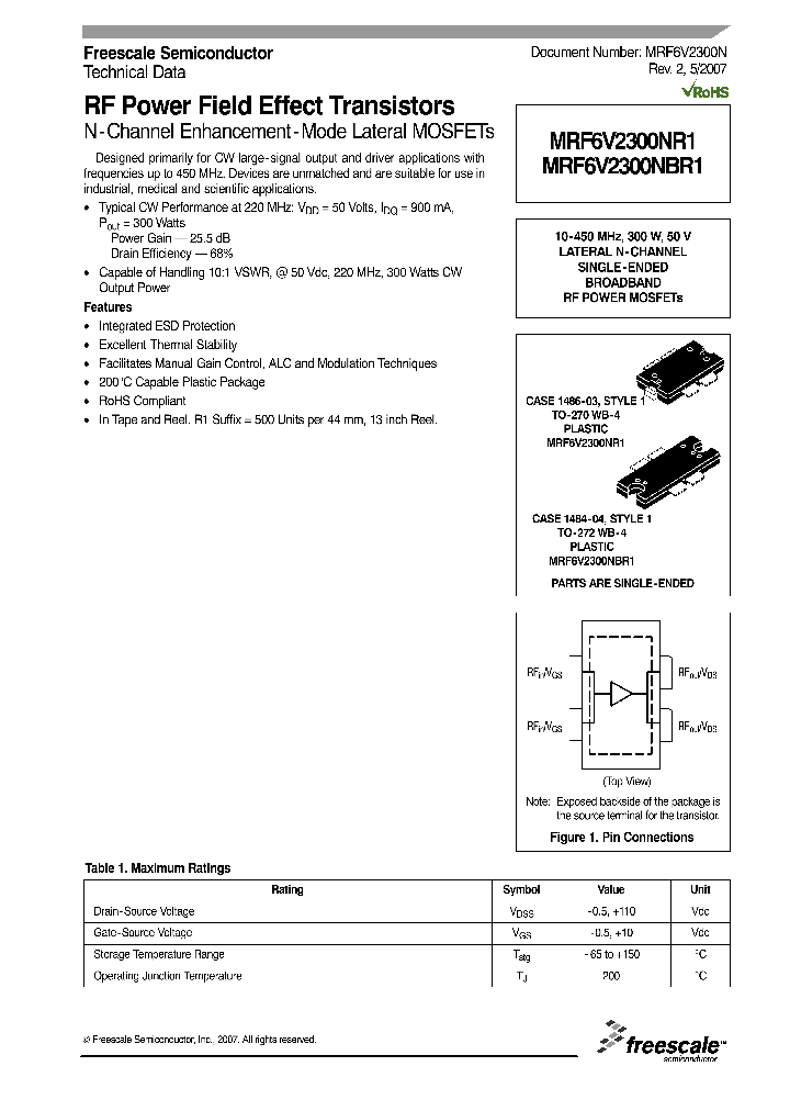 MRF6V2300NR1_1283652.PDF Datasheet