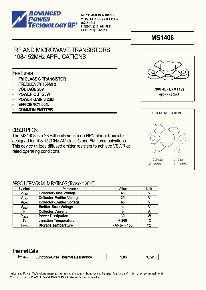 MS1408_1167801.PDF Datasheet