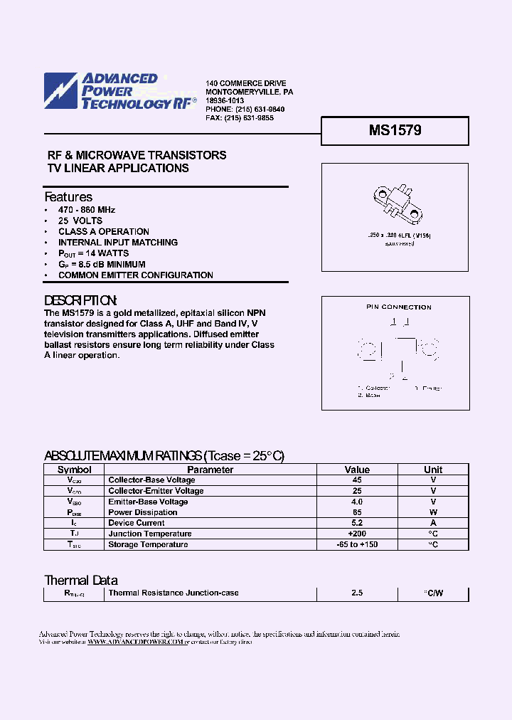 MS1579_1041509.PDF Datasheet