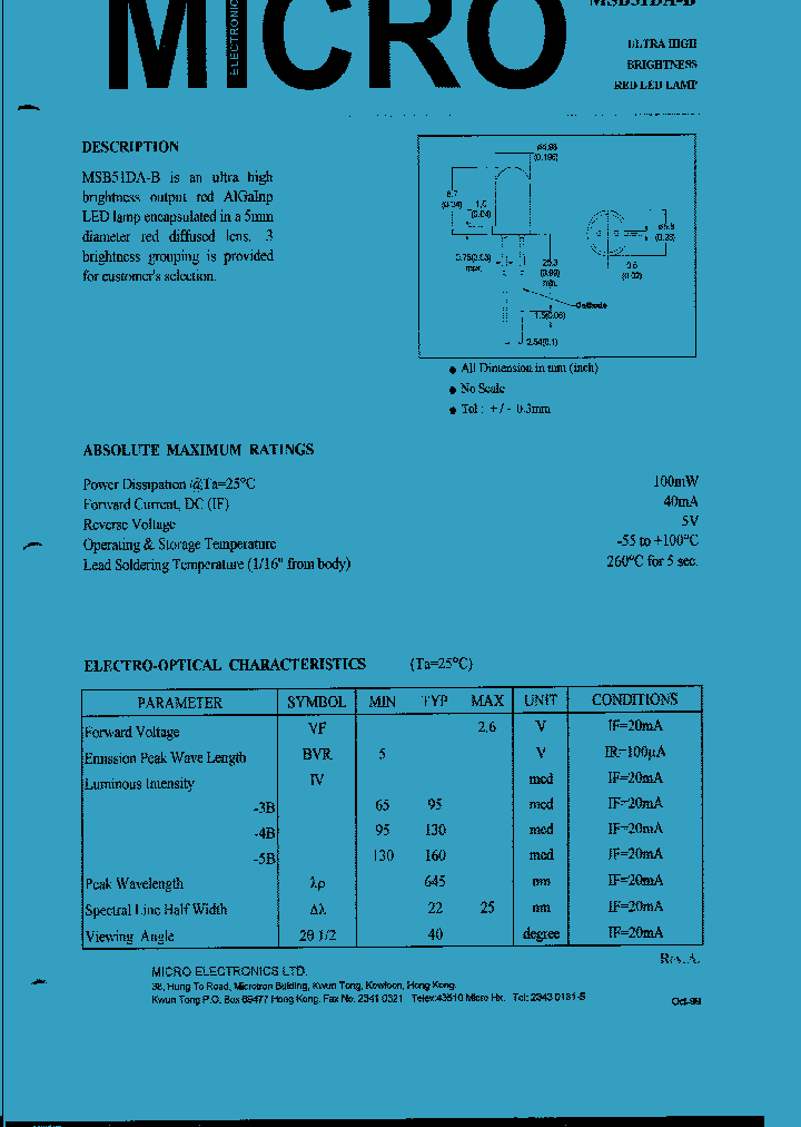 MSB51DA-B_1284089.PDF Datasheet