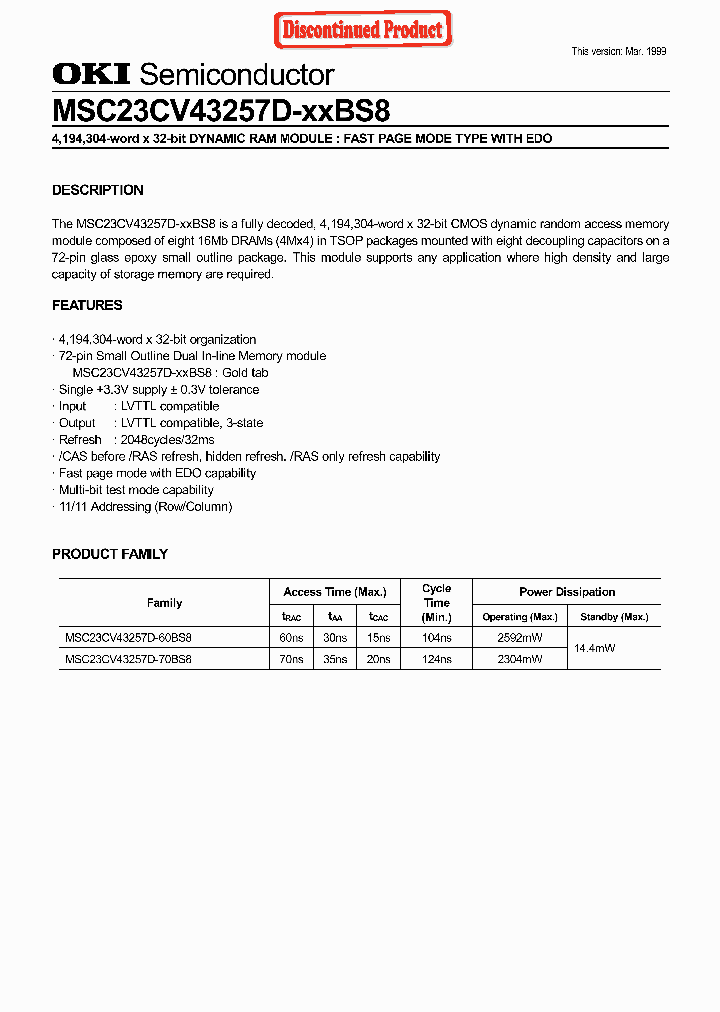 MSC23CV43257D_1142435.PDF Datasheet
