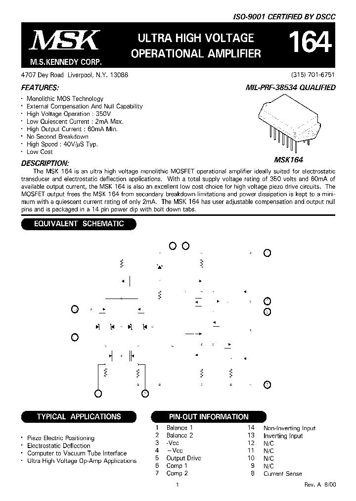 MSK164B_1284351.PDF Datasheet