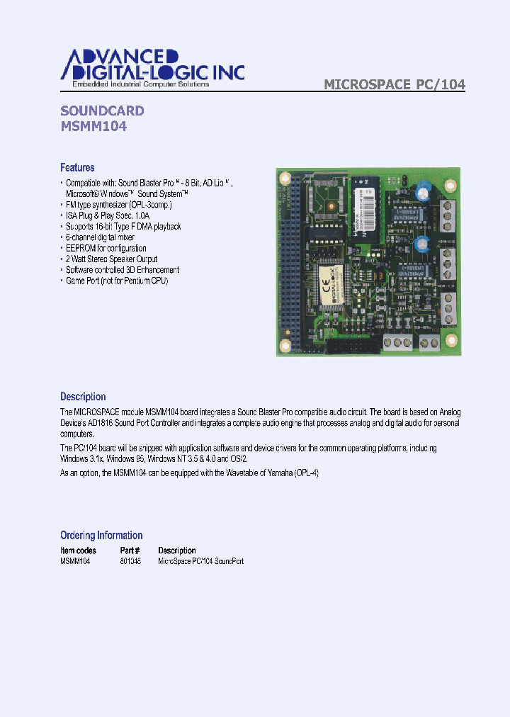 MSMM104_1284846.PDF Datasheet