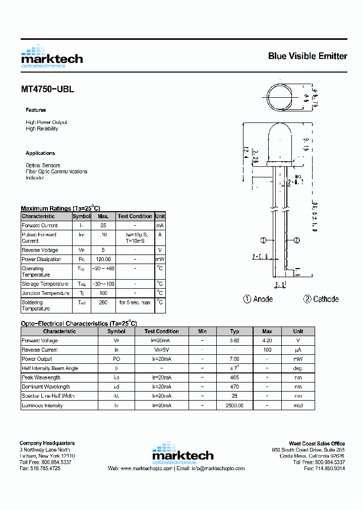 MT4750-UBL_1285119.PDF Datasheet