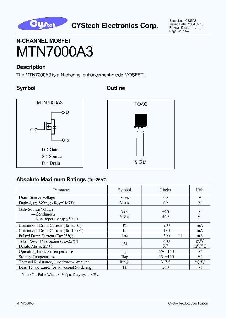 MTN7000A3_1285801.PDF Datasheet