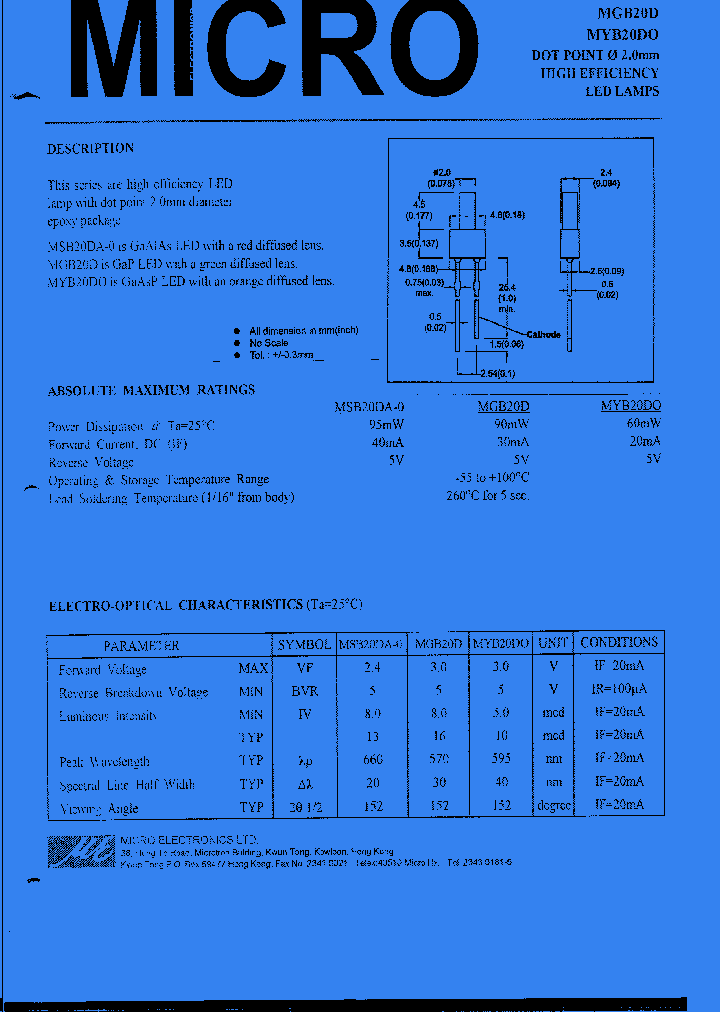 MYB20D_1286947.PDF Datasheet