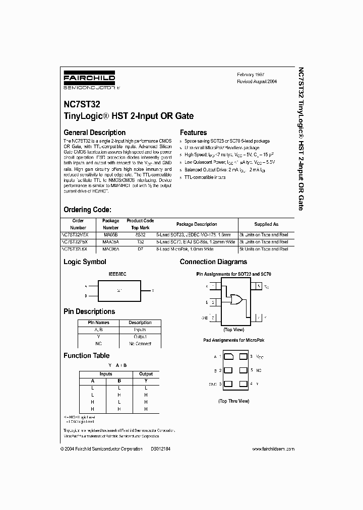 NC7ST3204_1287525.PDF Datasheet
