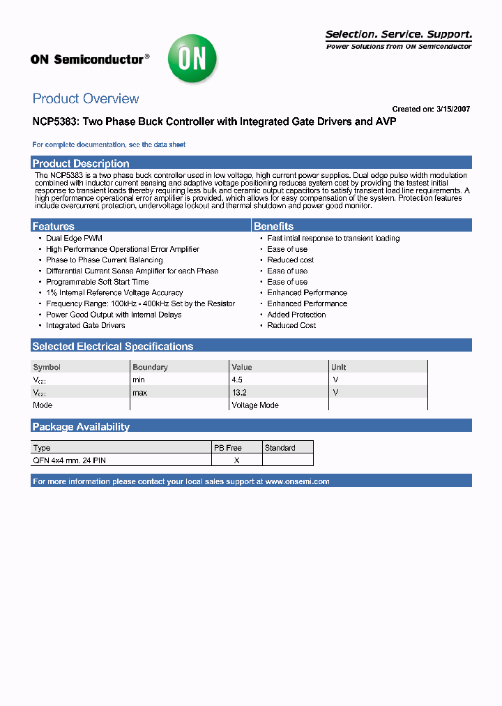 NCP5383_1121421.PDF Datasheet