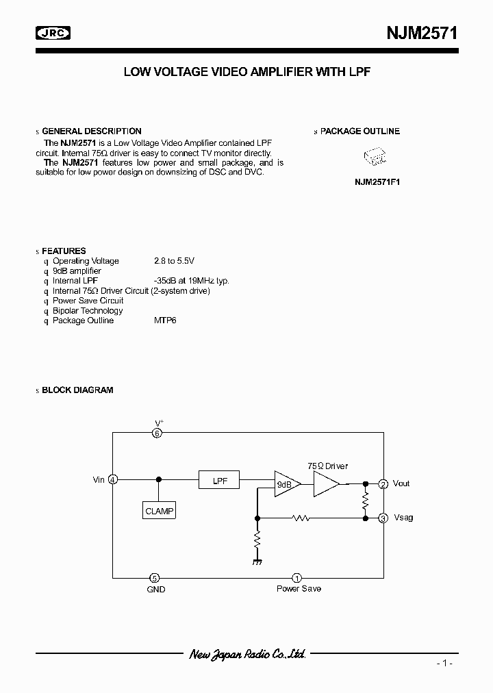 NJM2571_1288884.PDF Datasheet