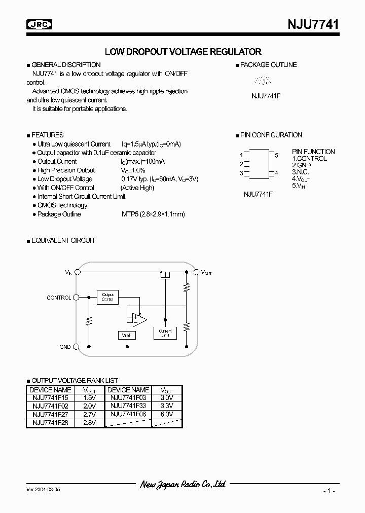 NJU7741F33_1289226.PDF Datasheet