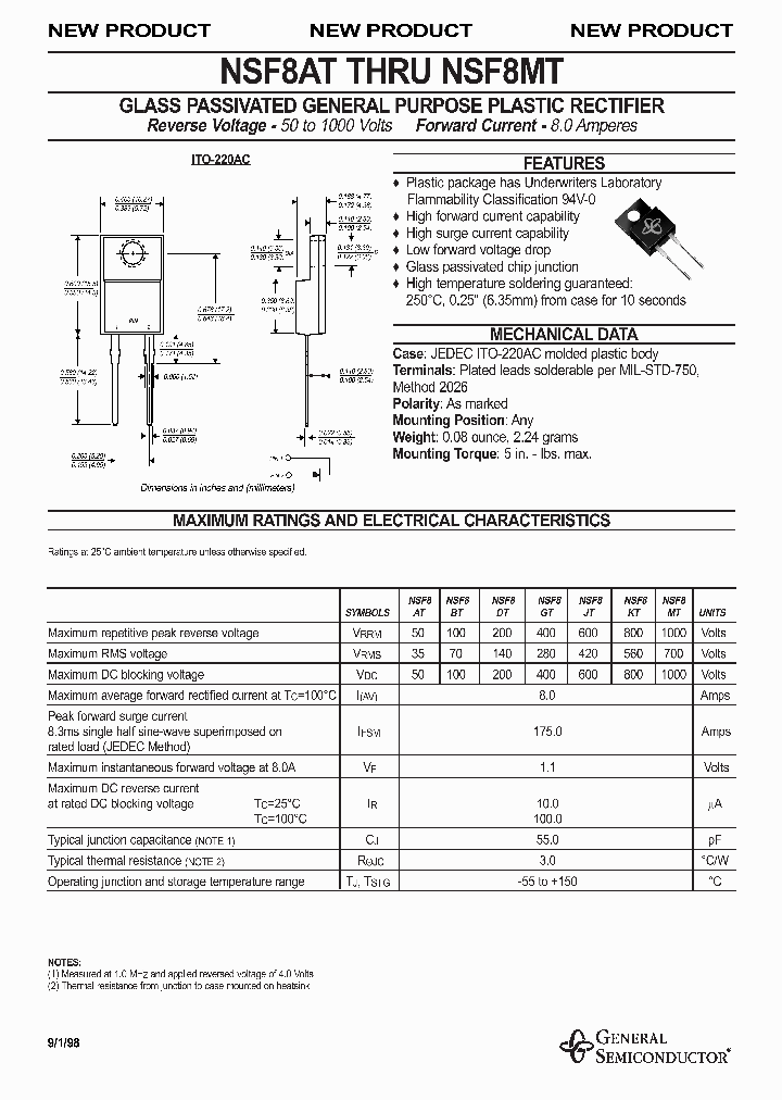 NSF8MT_1289735.PDF Datasheet