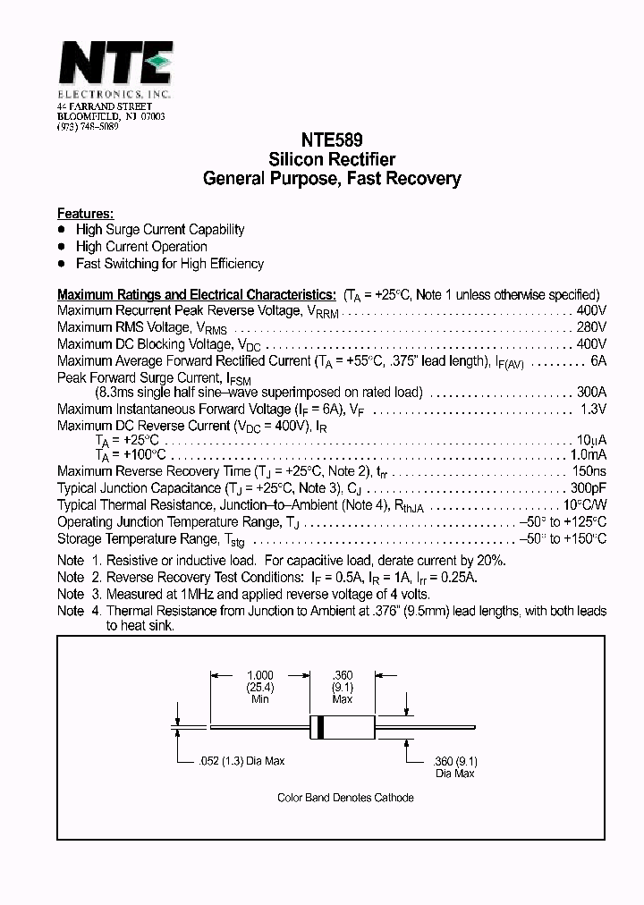 NTE589_1291078.PDF Datasheet