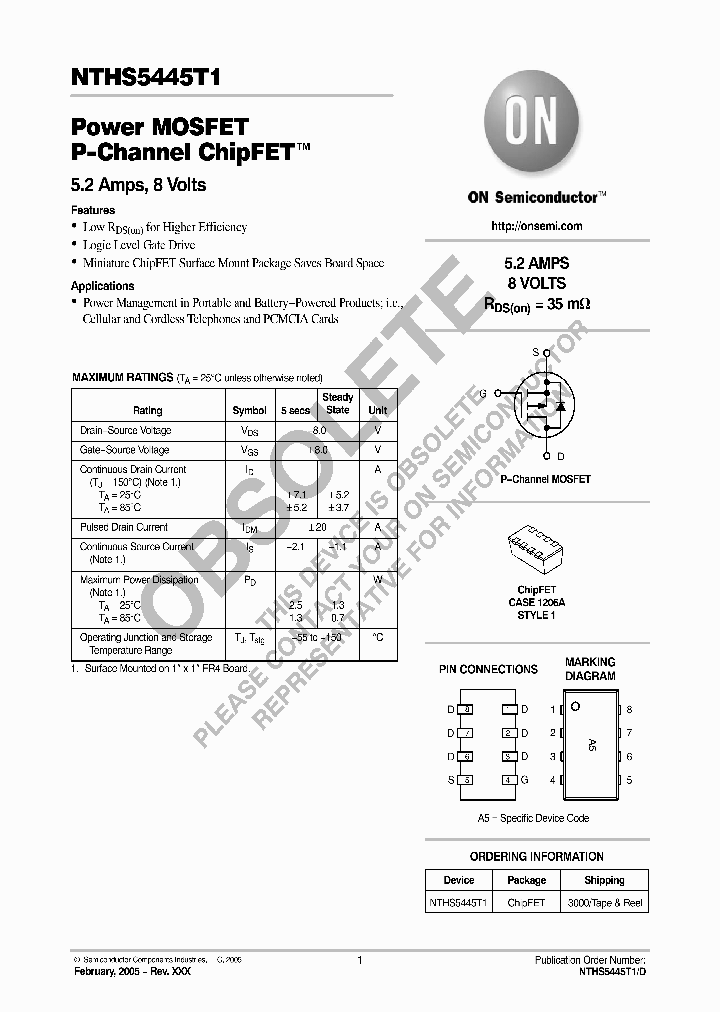 NTHS5445T1_1291487.PDF Datasheet