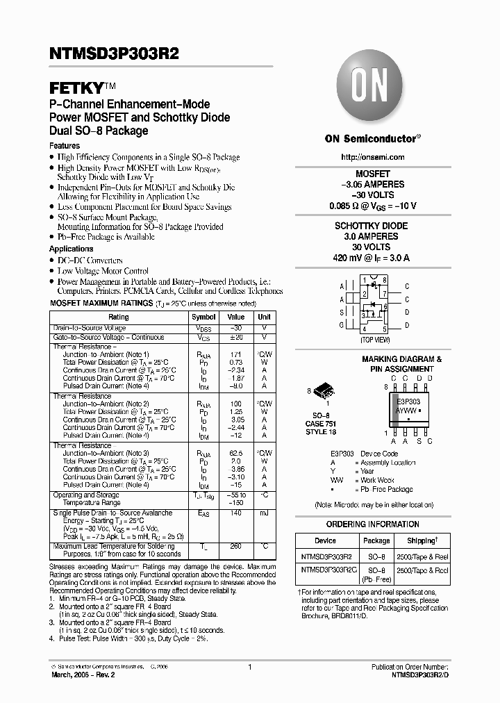 NTMSD3P303R206_1291520.PDF Datasheet