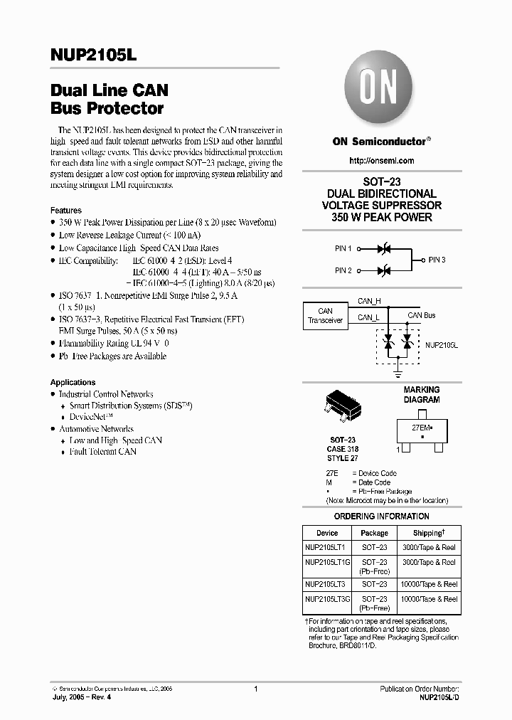 NUP2105L_1054304.PDF Datasheet