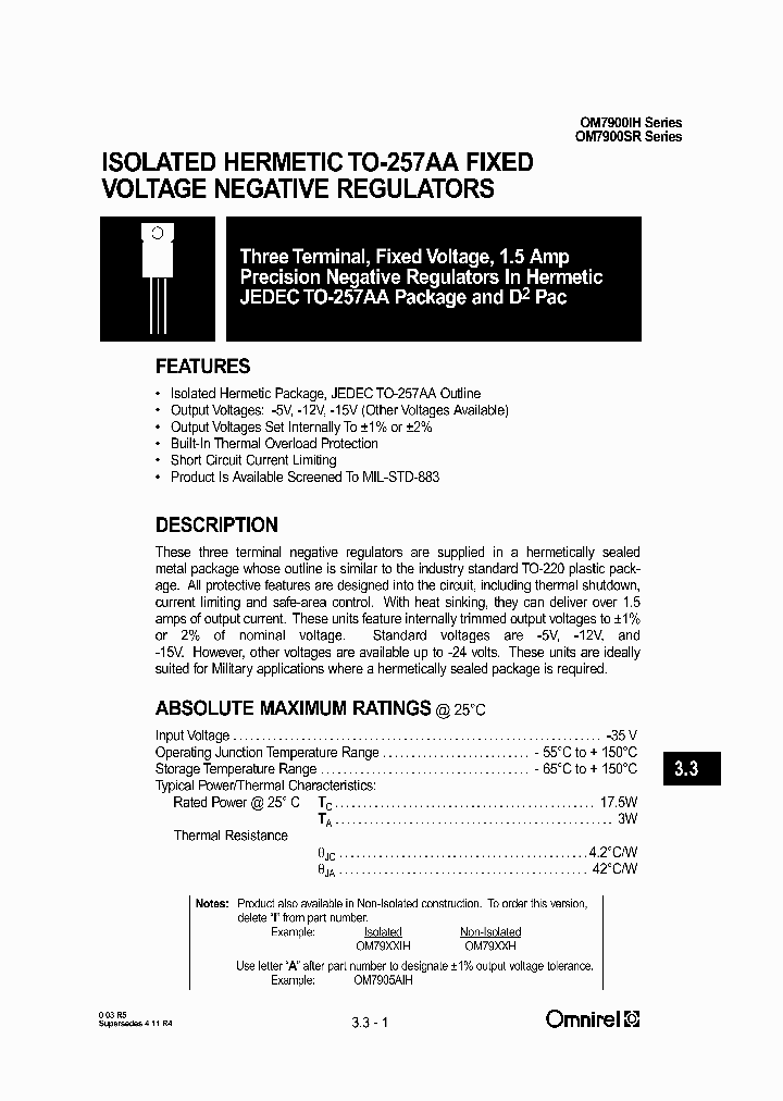 OM7900SRM_1291958.PDF Datasheet