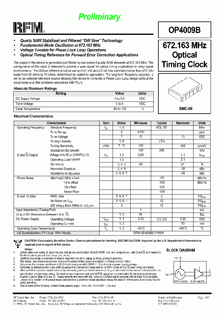 OP4009B_1292106.PDF Datasheet