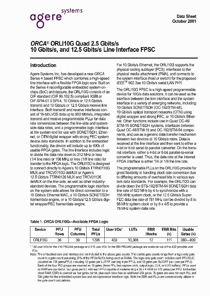ORLI10G_1292523.PDF Datasheet