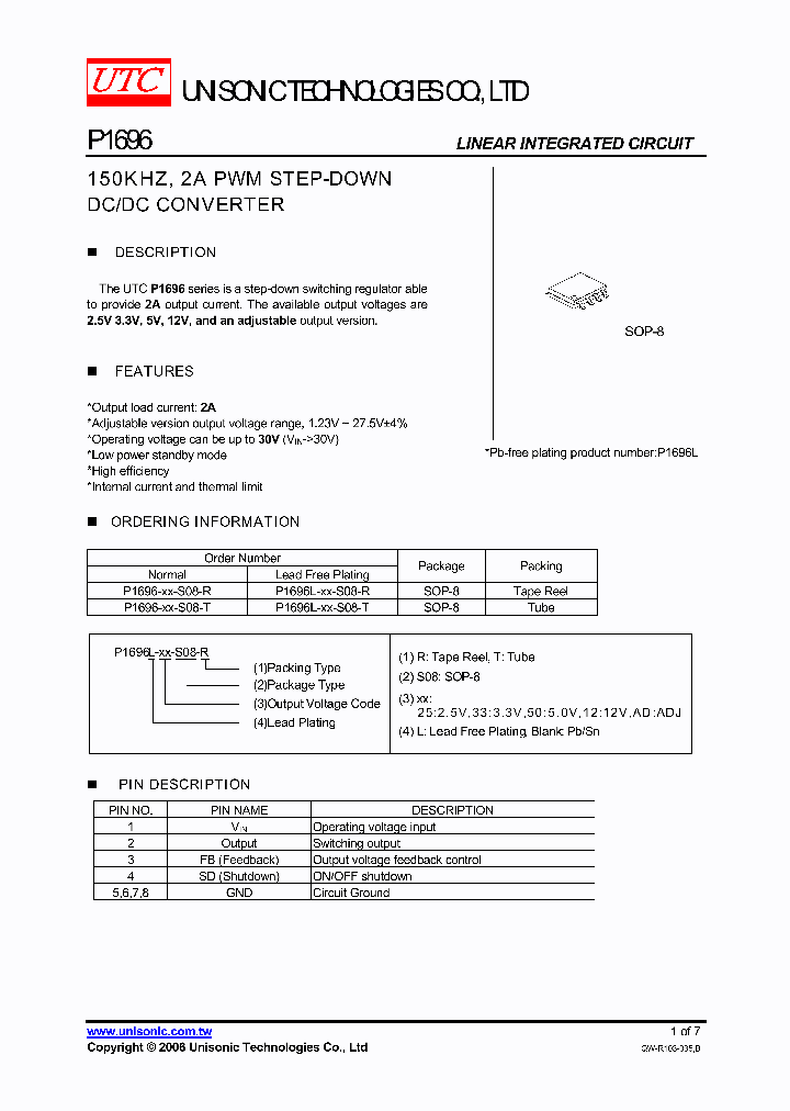 P1696-XX-S08-R_1118785.PDF Datasheet