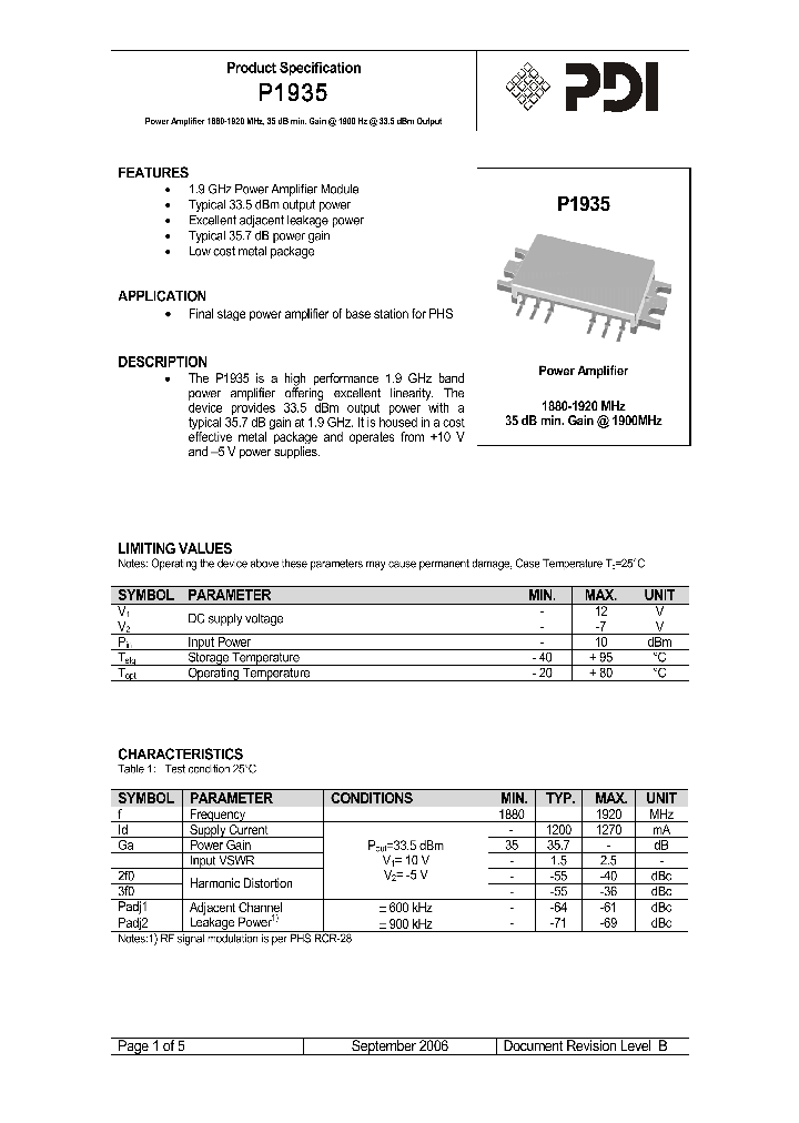 P1935_1292805.PDF Datasheet