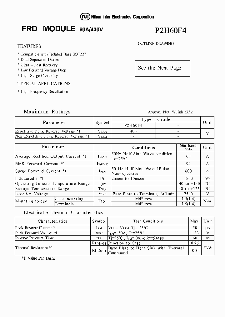 P2H60F4_1292882.PDF Datasheet