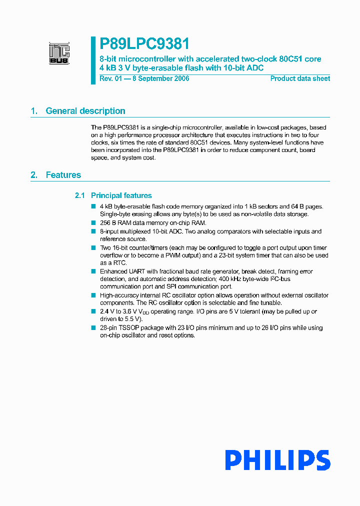 P89LPC9381FDH_1293289.PDF Datasheet