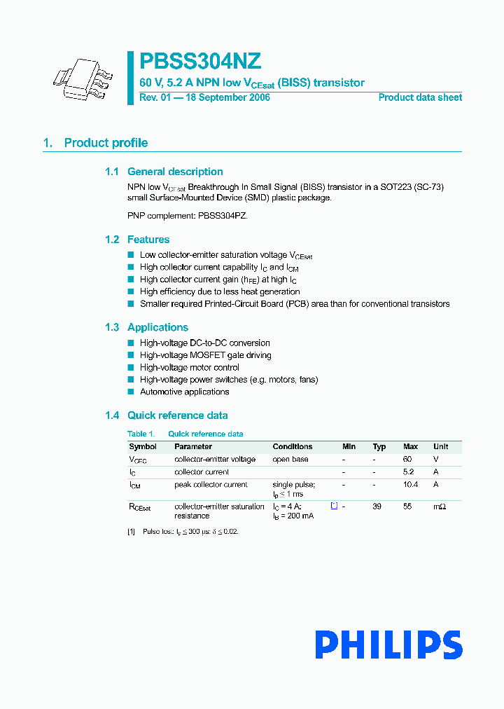 PBSS304NZ_1112369.PDF Datasheet