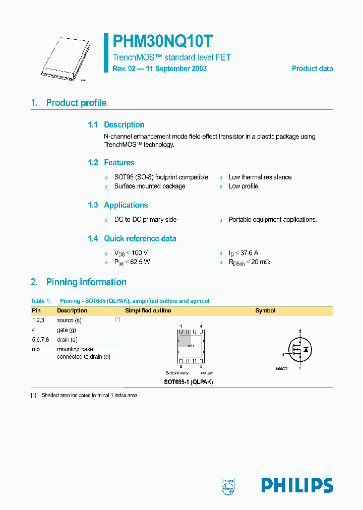 PHM30NQ10T_1295494.PDF Datasheet