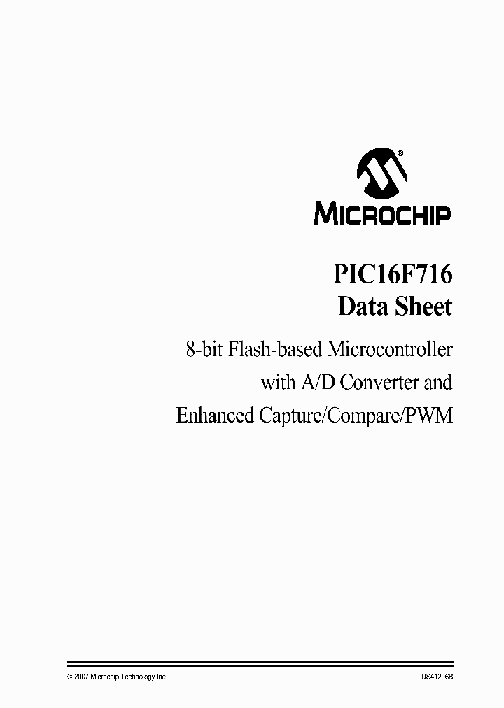 PIC16F71607_1026228.PDF Datasheet