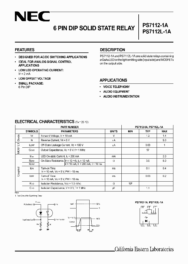 PS7112-1A01_1139917.PDF Datasheet