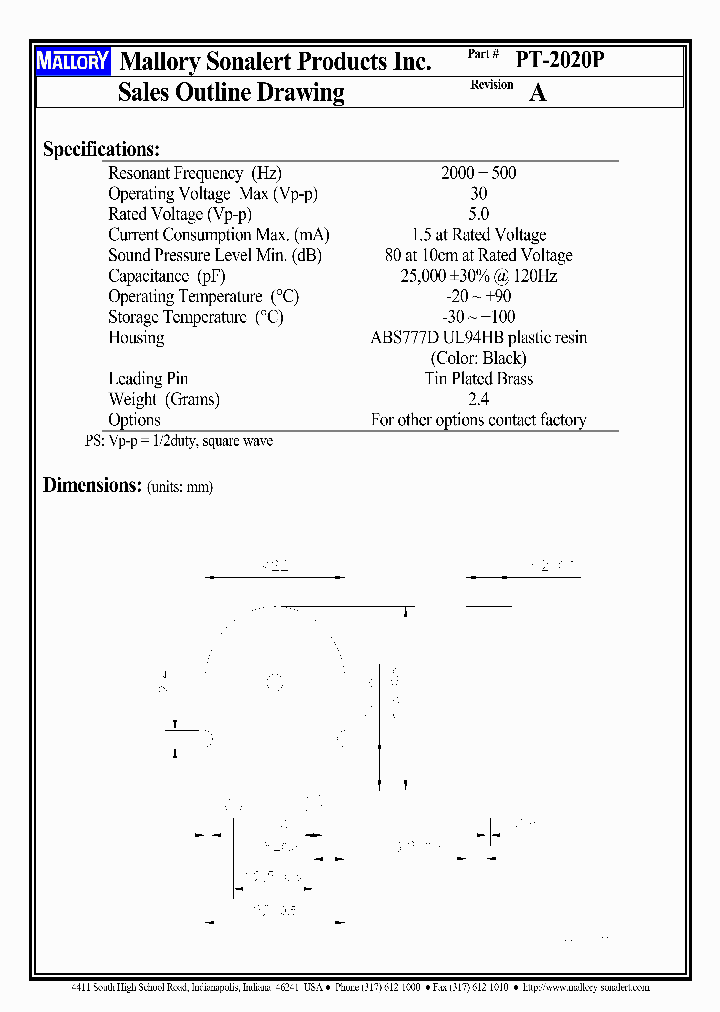 PT-2020P_1297939.PDF Datasheet