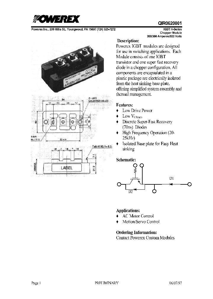 QIR0620001_1299871.PDF Datasheet