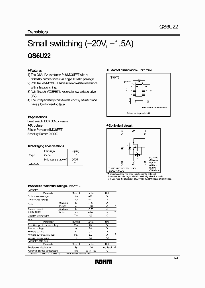 QS6U22_1300069.PDF Datasheet