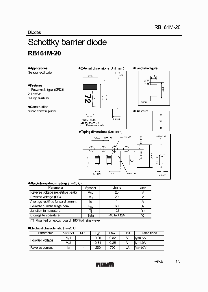 RB161M-201_1300696.PDF Datasheet
