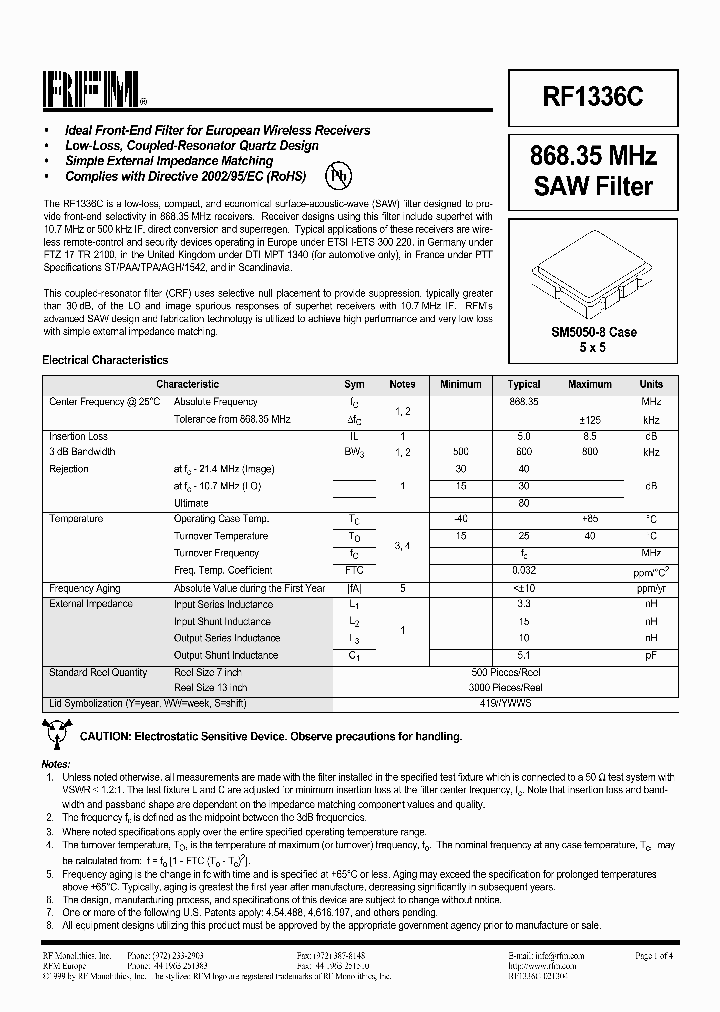 RF1336C_1301192.PDF Datasheet