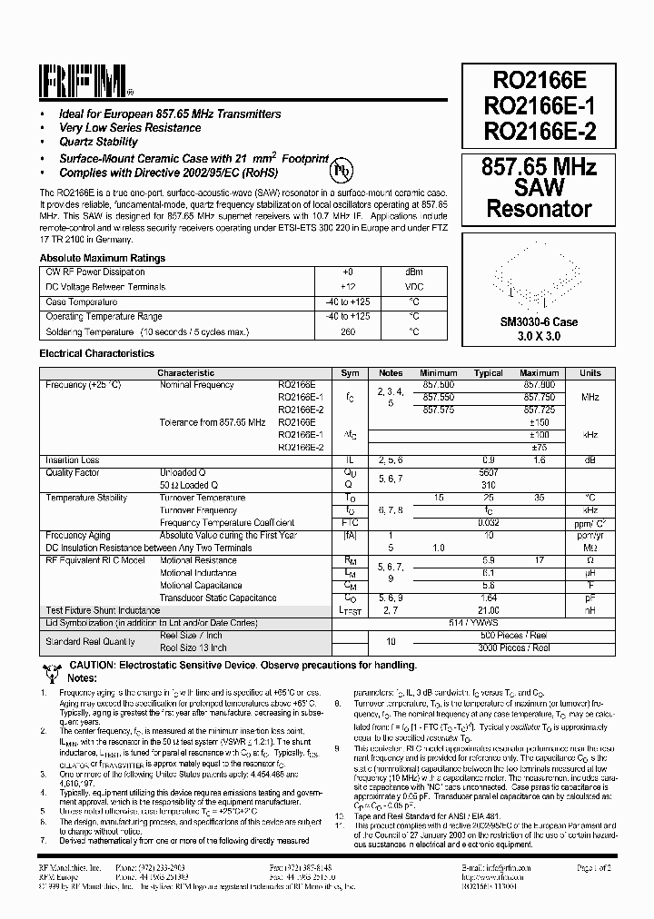 RO2166E-2_1302470.PDF Datasheet