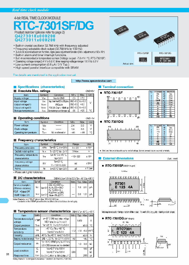 RTC-7301SF_1080844.PDF Datasheet