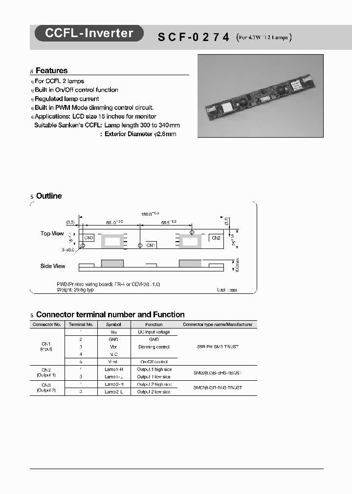 SCF-0274_1305896.PDF Datasheet