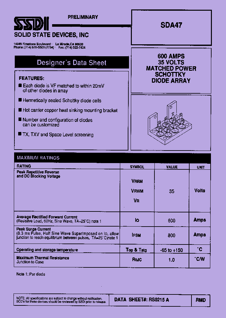 SDA47_1306444.PDF Datasheet