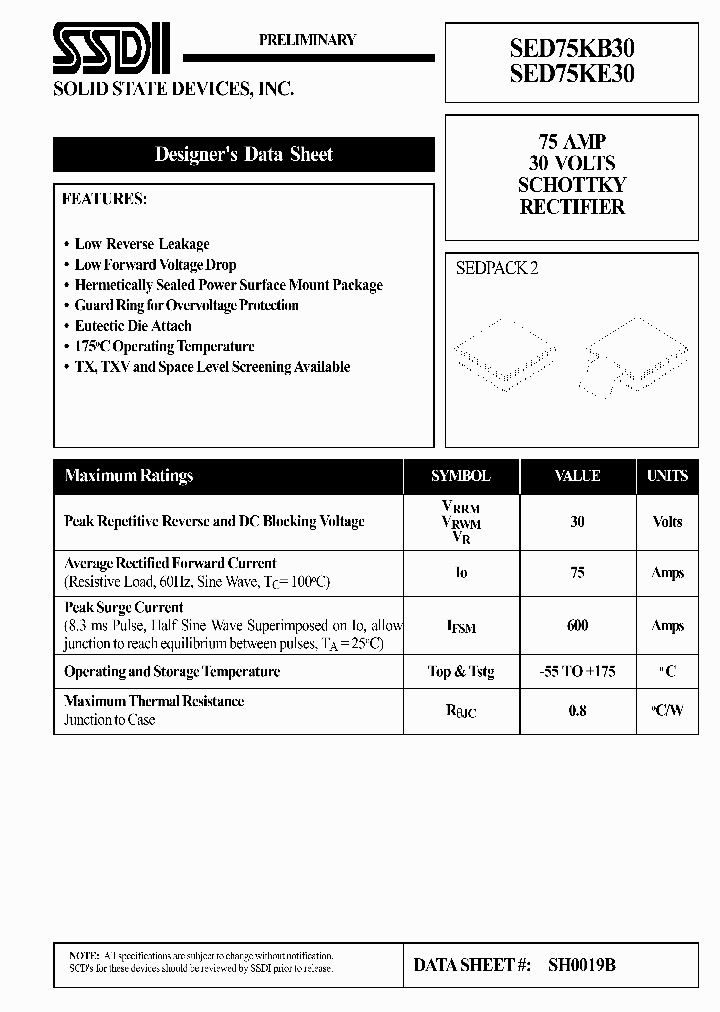 SED75KE30_1306888.PDF Datasheet
