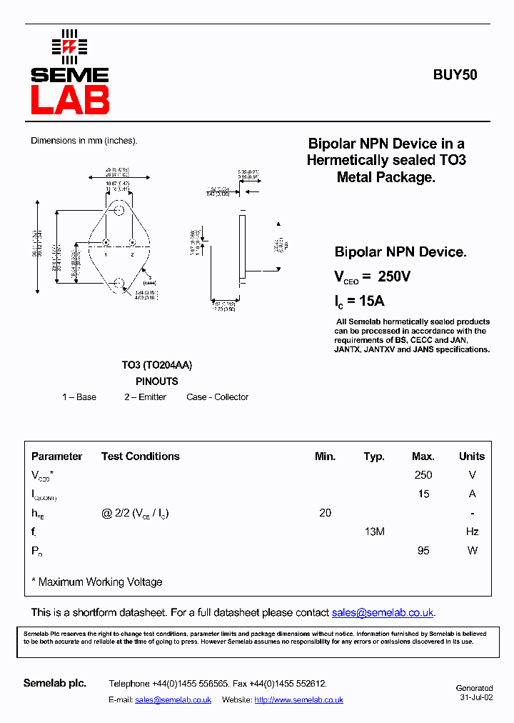 SFBUY50_1307108.PDF Datasheet