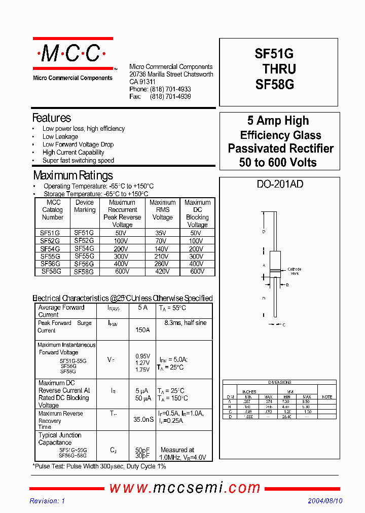 SF58G_1307345.PDF Datasheet